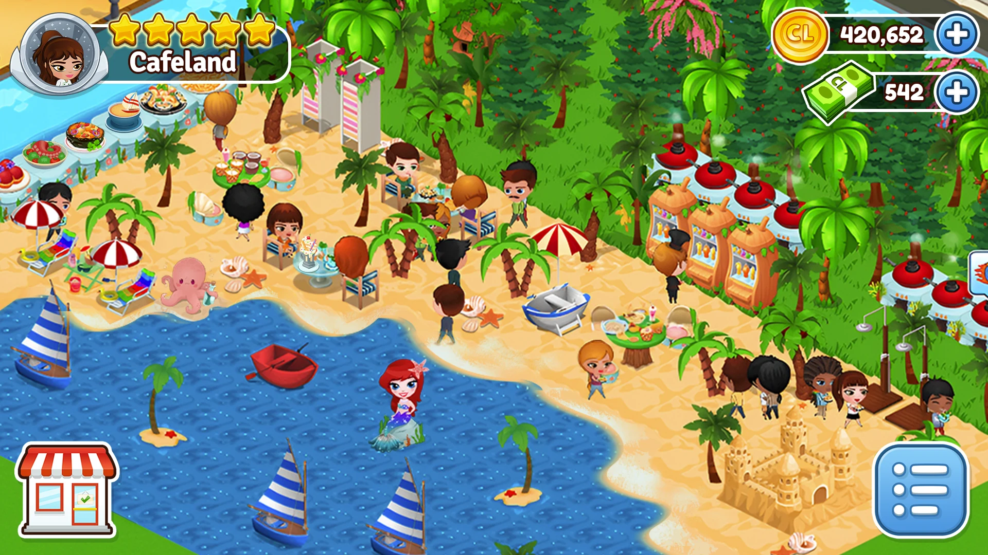 Cafeland - Restaurant Cooking screenshot