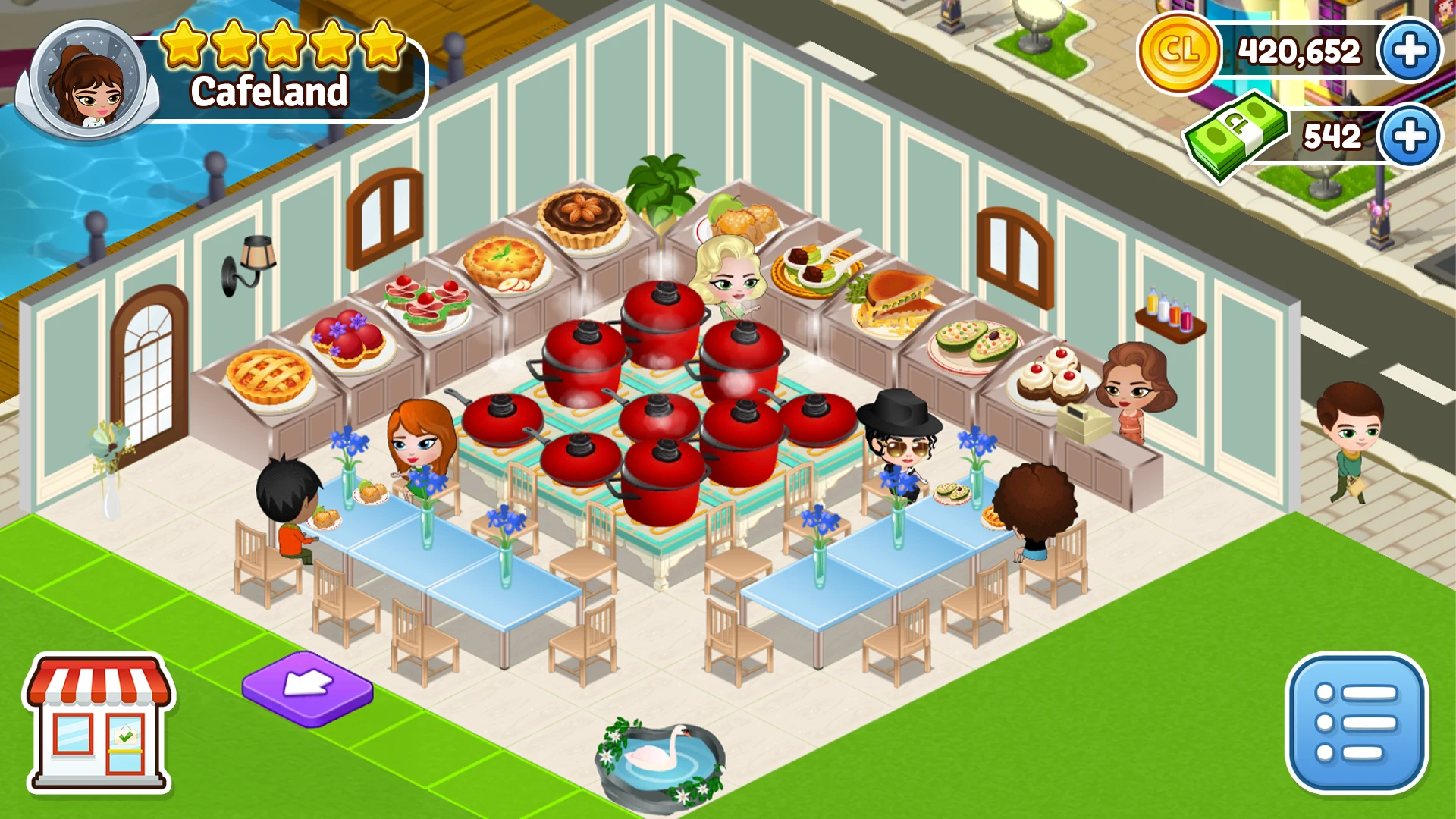 Cafeland - Restaurant Cooking screenshot