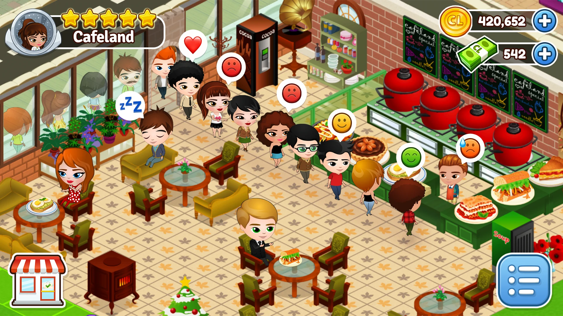Cafeland - Restaurant Cooking screenshot
