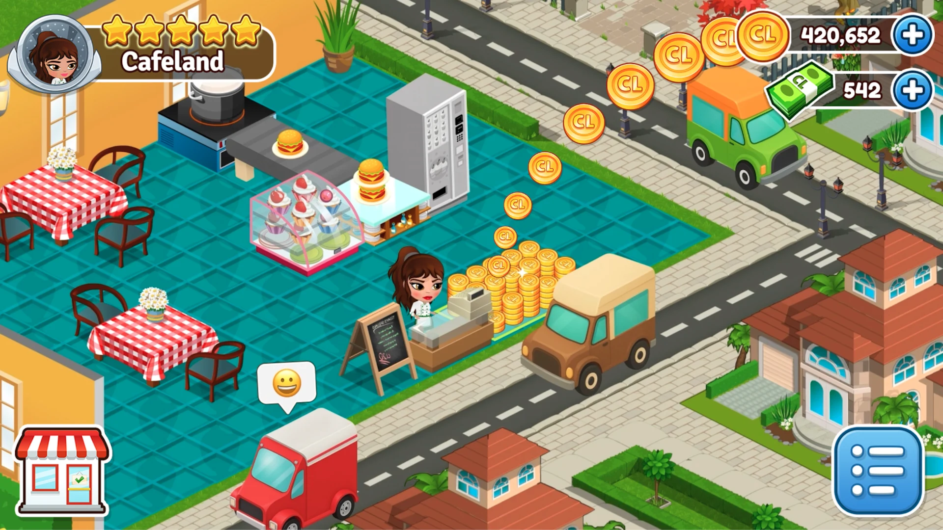 Cafeland - Restaurant Cooking screenshot