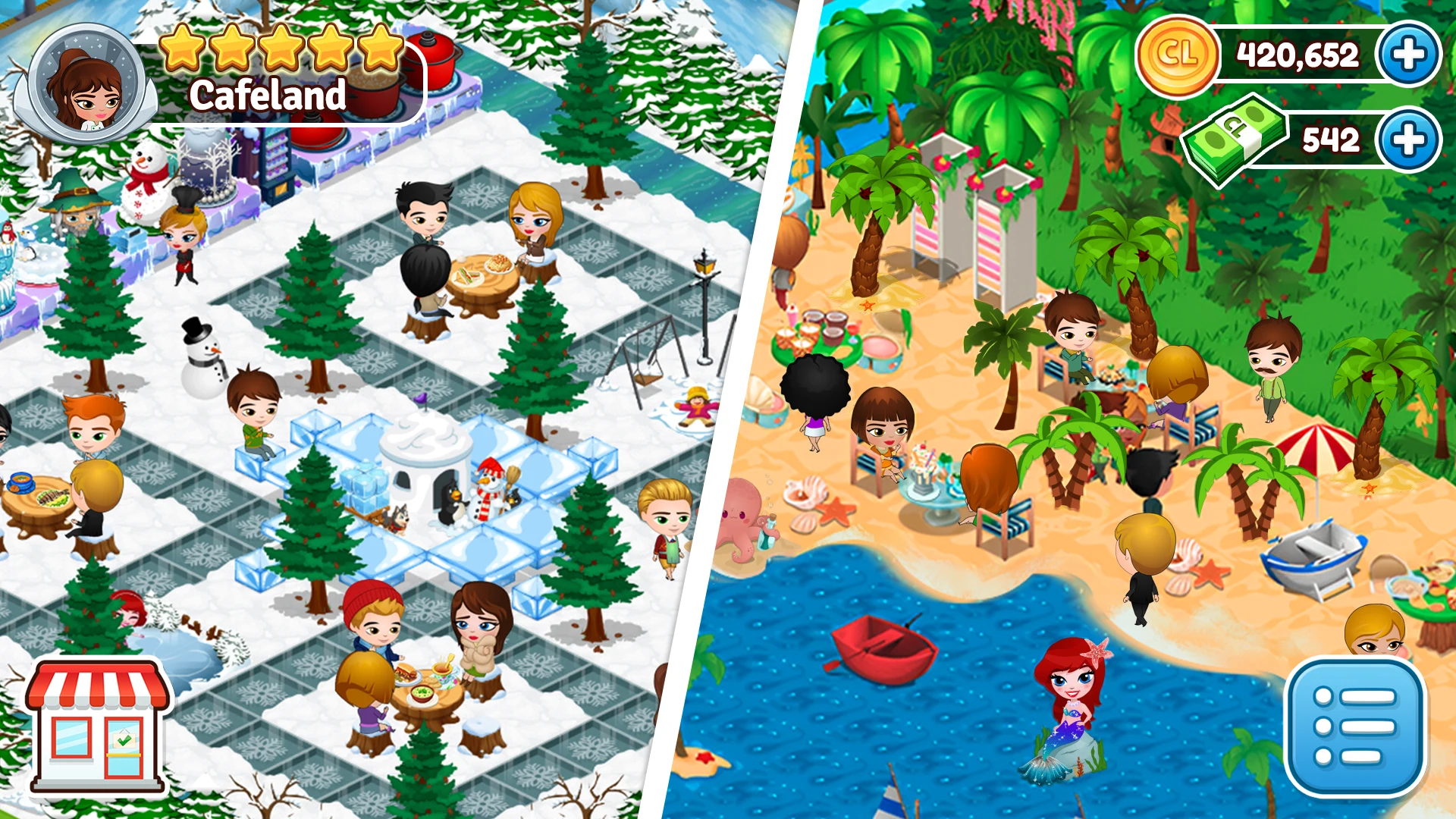 Cafeland - Restaurant Cooking screenshot