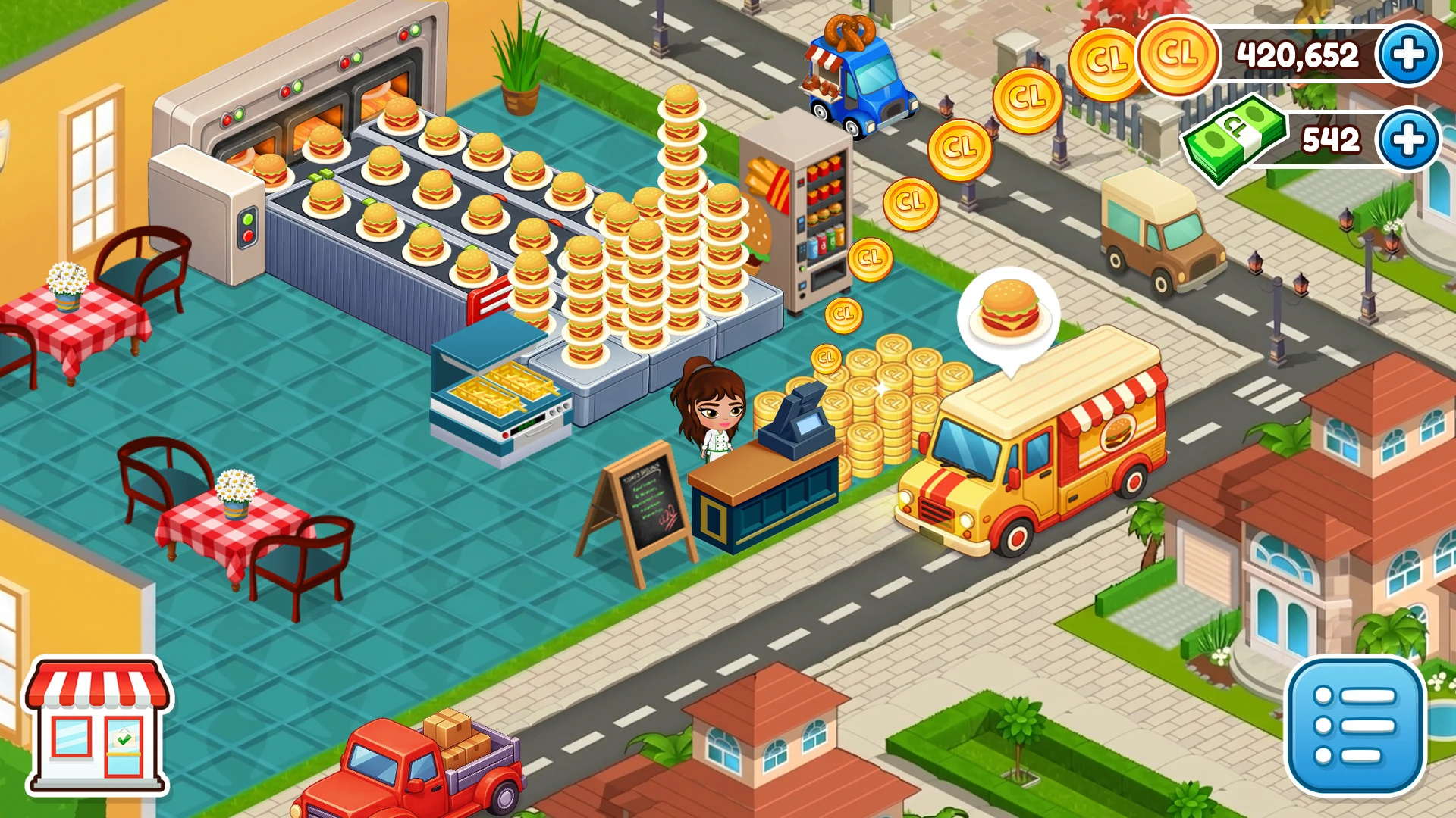 Cafeland - Restaurant Cooking screenshot